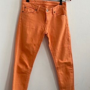 Orange jeans